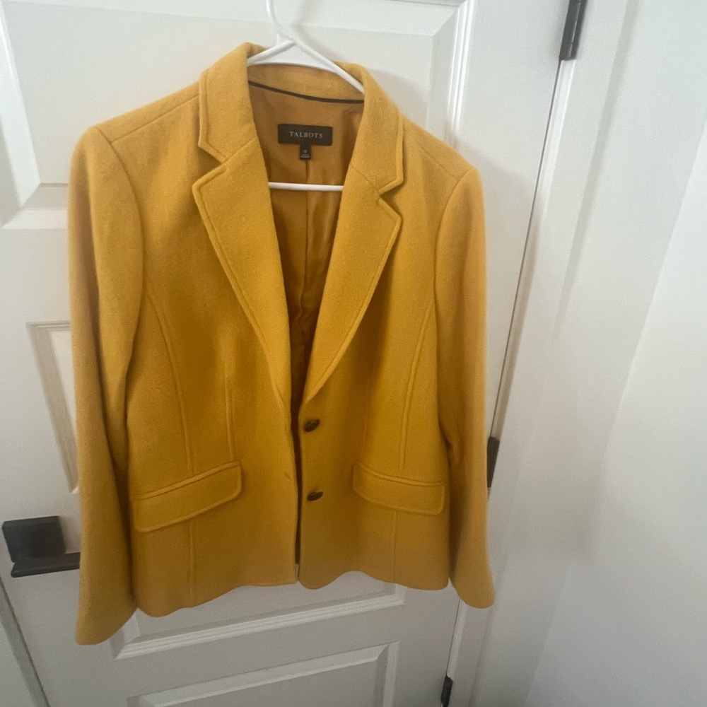 Talbots Golden Yellow Blazer